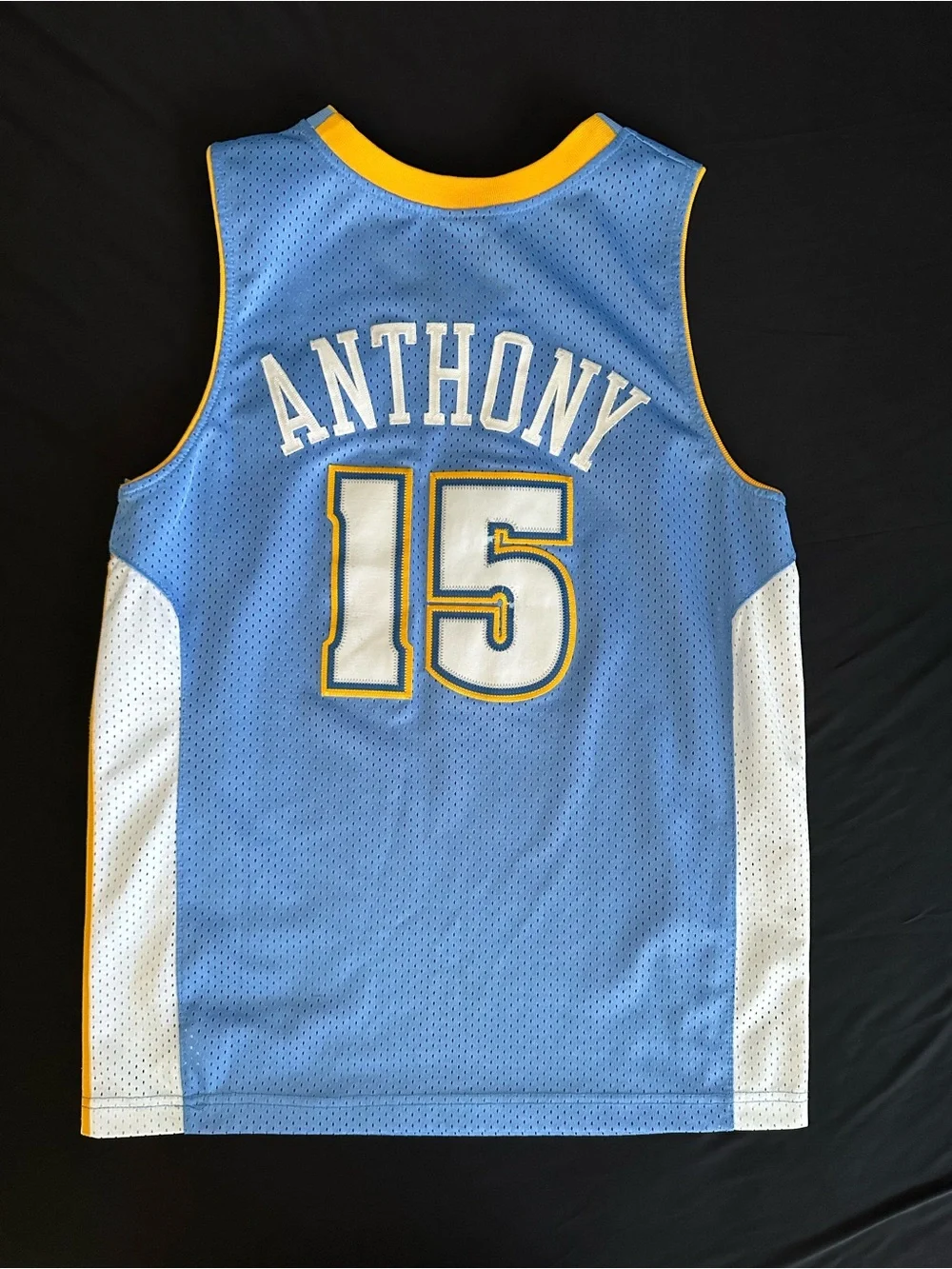 Vintage Nike Carmelo Anthony Denver Nuggets Jersey #15 - Light Blue - Size M